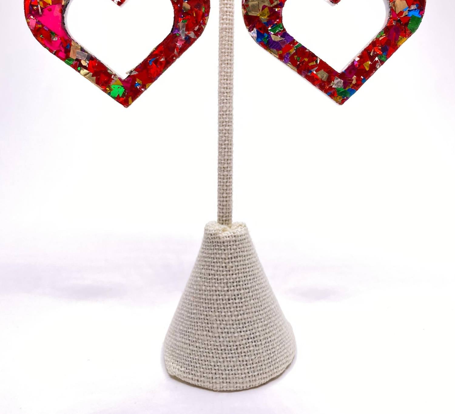 Sandy + Rizzo - Women's Love Shack Heart Earrings