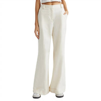 TWP Women's Howard With Cuffs Pant in winter white - women's pants