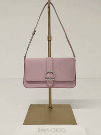 Jimmy Choo - Women's Cheri Crystal Embellished Satin Shoulder Bag