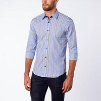 Eight X - Striped Button Down Shirt