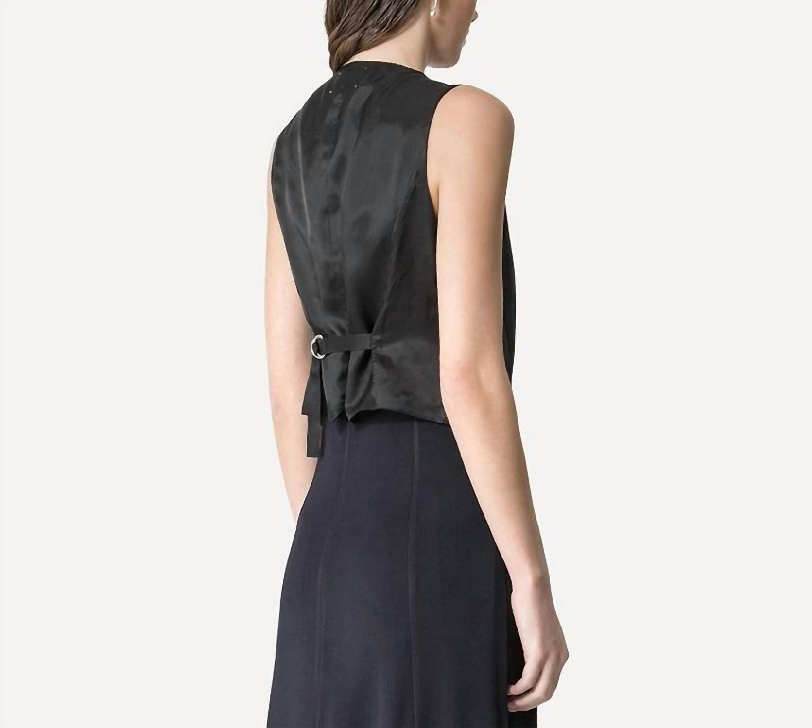 Forte Forte - Viscose Wool Slub Pearl Embroidered Vest
