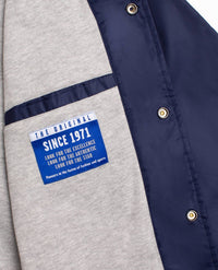 Starter - Men's Dallas Cowboys Snap-front Collared Chest Stripe Jacket