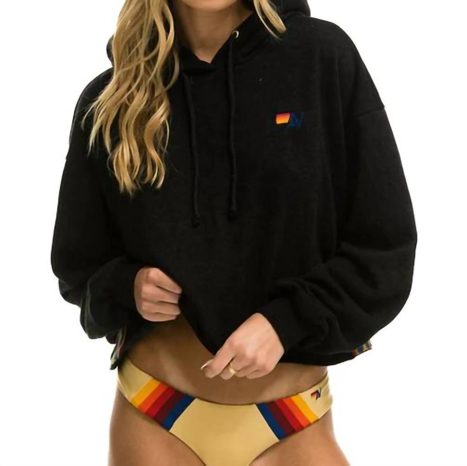 Aviator Nation - Bolt Cropped Hoodie