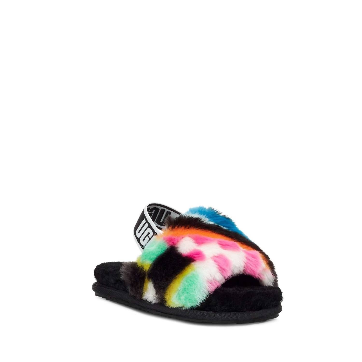 Ugg - Girl's Fluff Yeah Checks Slides