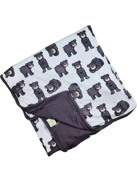 3 Little Dinos - Baby's Bear Bamboo Blanket