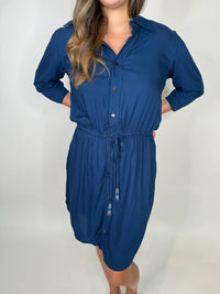 Skemo - Solid Short Shirt Dress