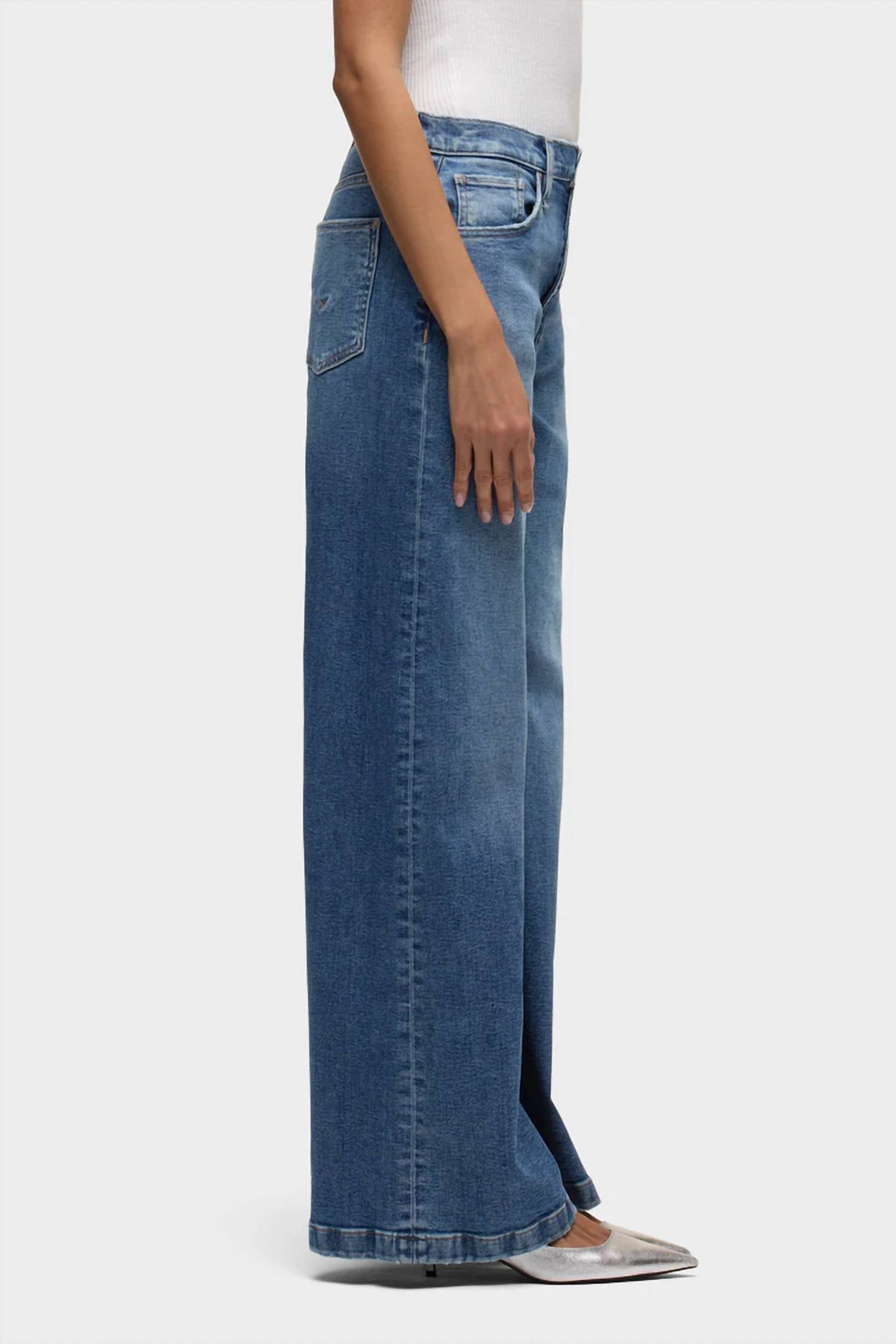 Hudson - Jodi Loose Fit Wide Leg Jeans