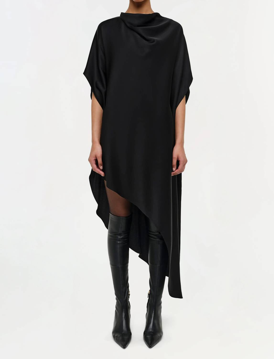 Simkhai - Sadia Satin Mini Cape Dress