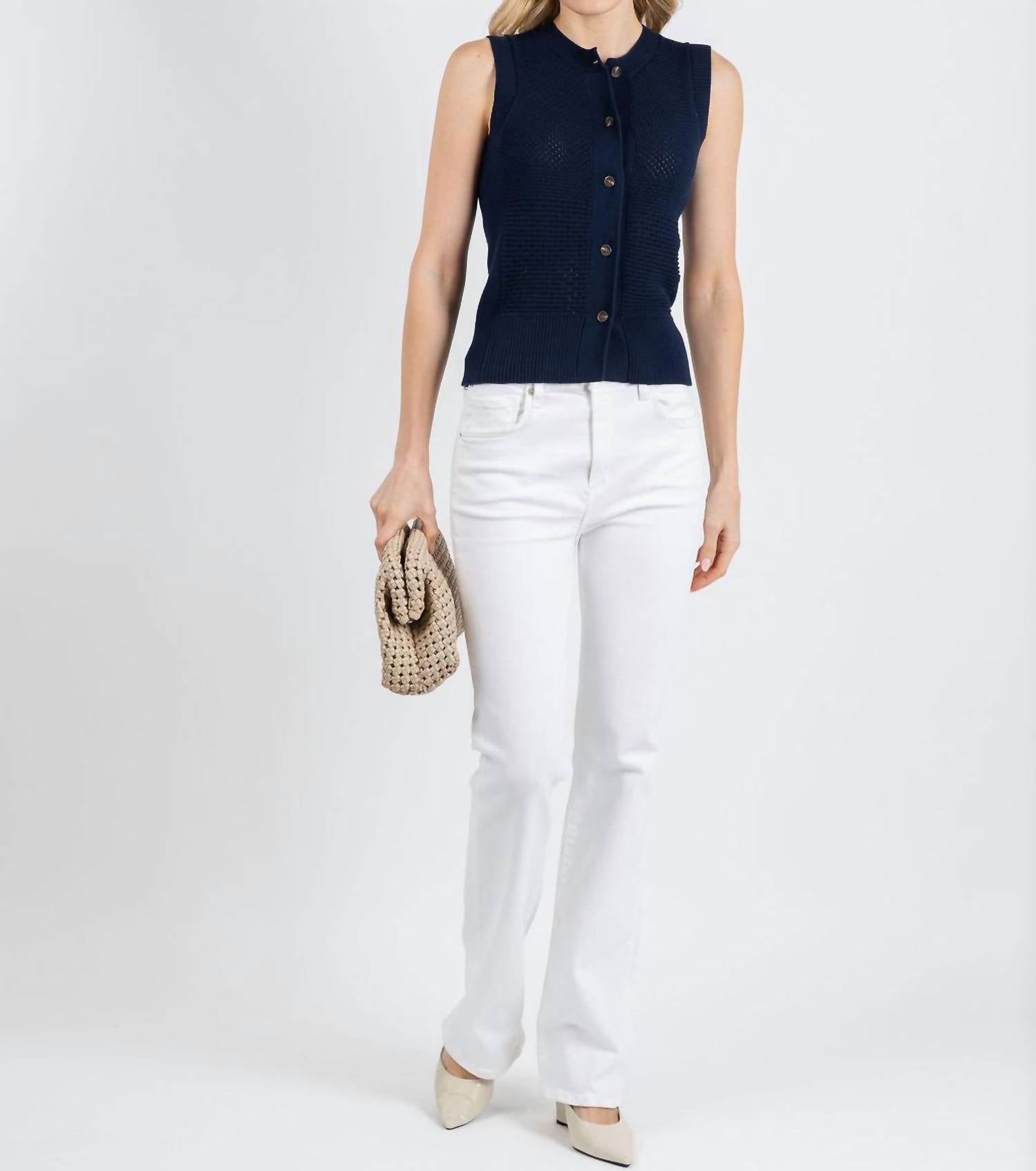 Wispr - Mix Pointelle Tank Top