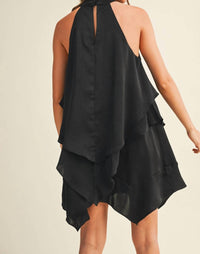 Mustard Seed - Layered Halter Dress