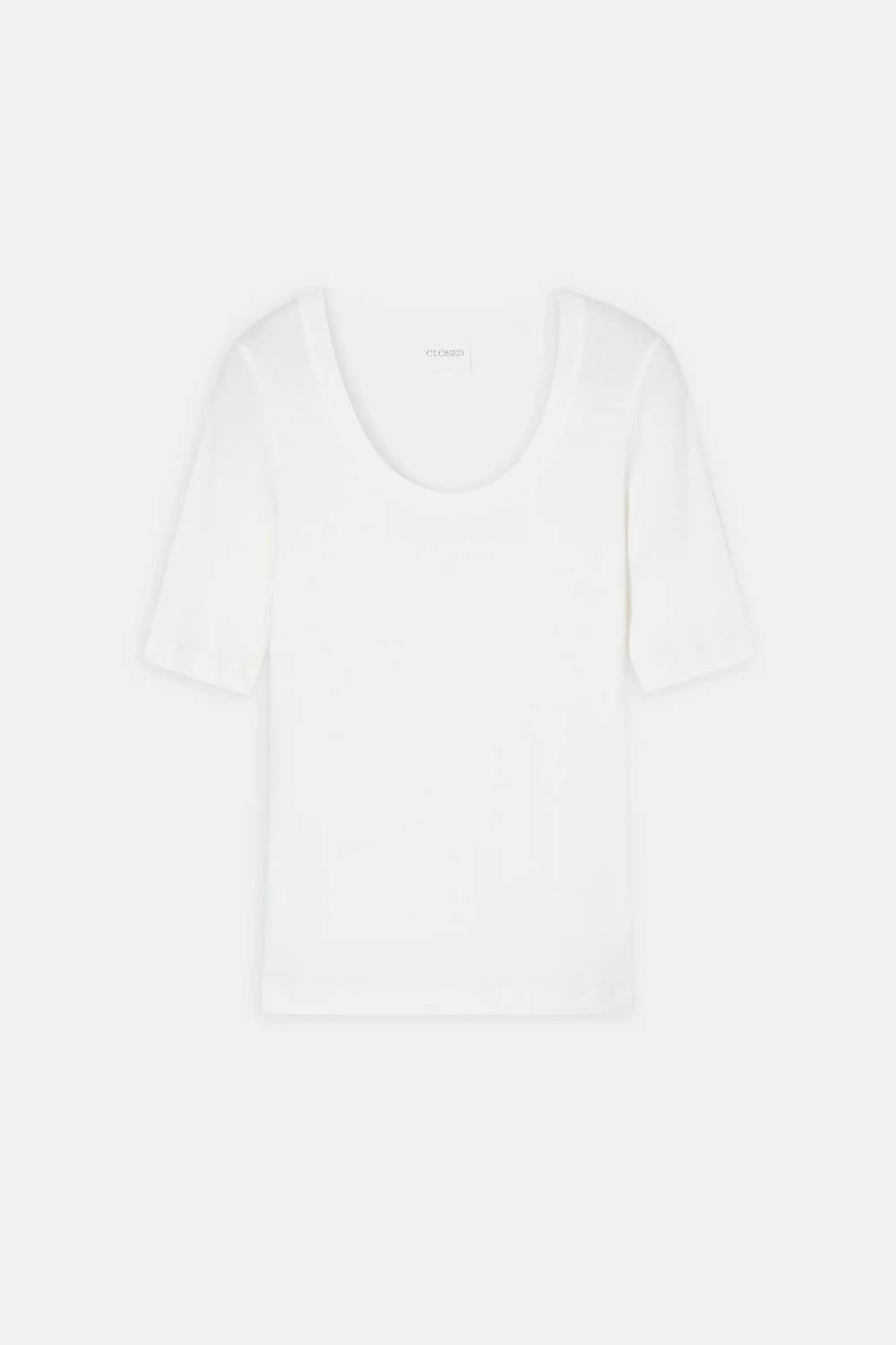 Closed - Wide Neck Short Sleeve Top