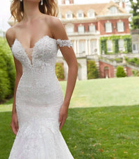 Morilee - Pasiphae Frosted Alencon Lace Dress