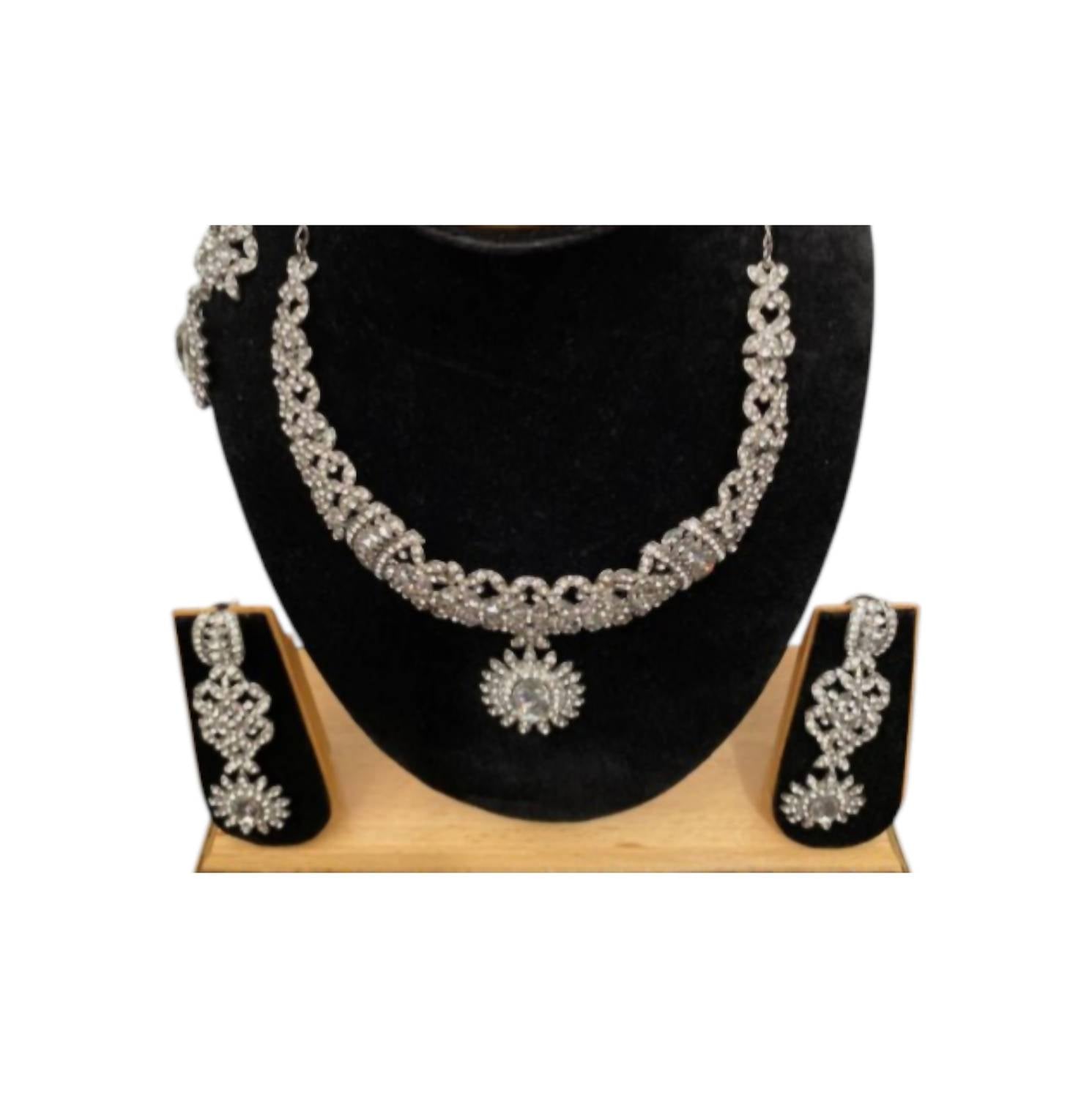 Donna Vinci - Women's J125 Necklace And Earrings Jewelry Set