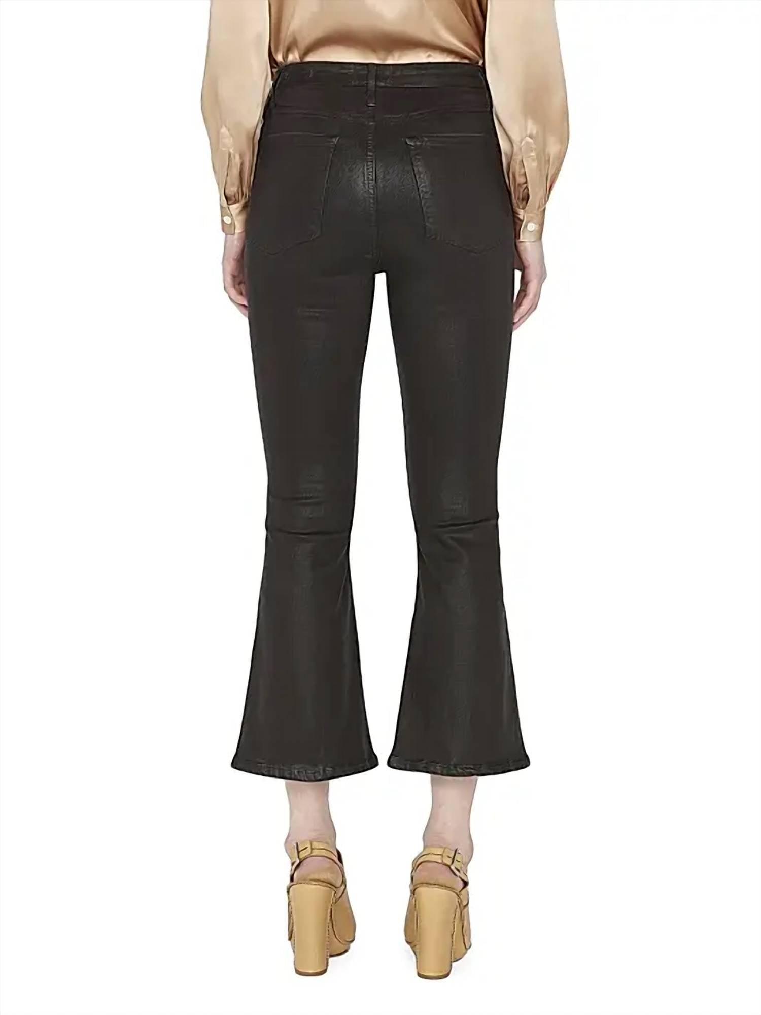 Frame - Le Crop Wax Flare Jeans