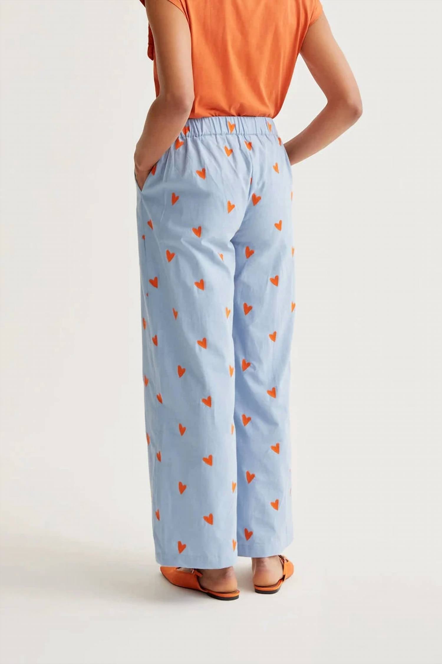 Compania Fantastica - Hearts Print Trousers