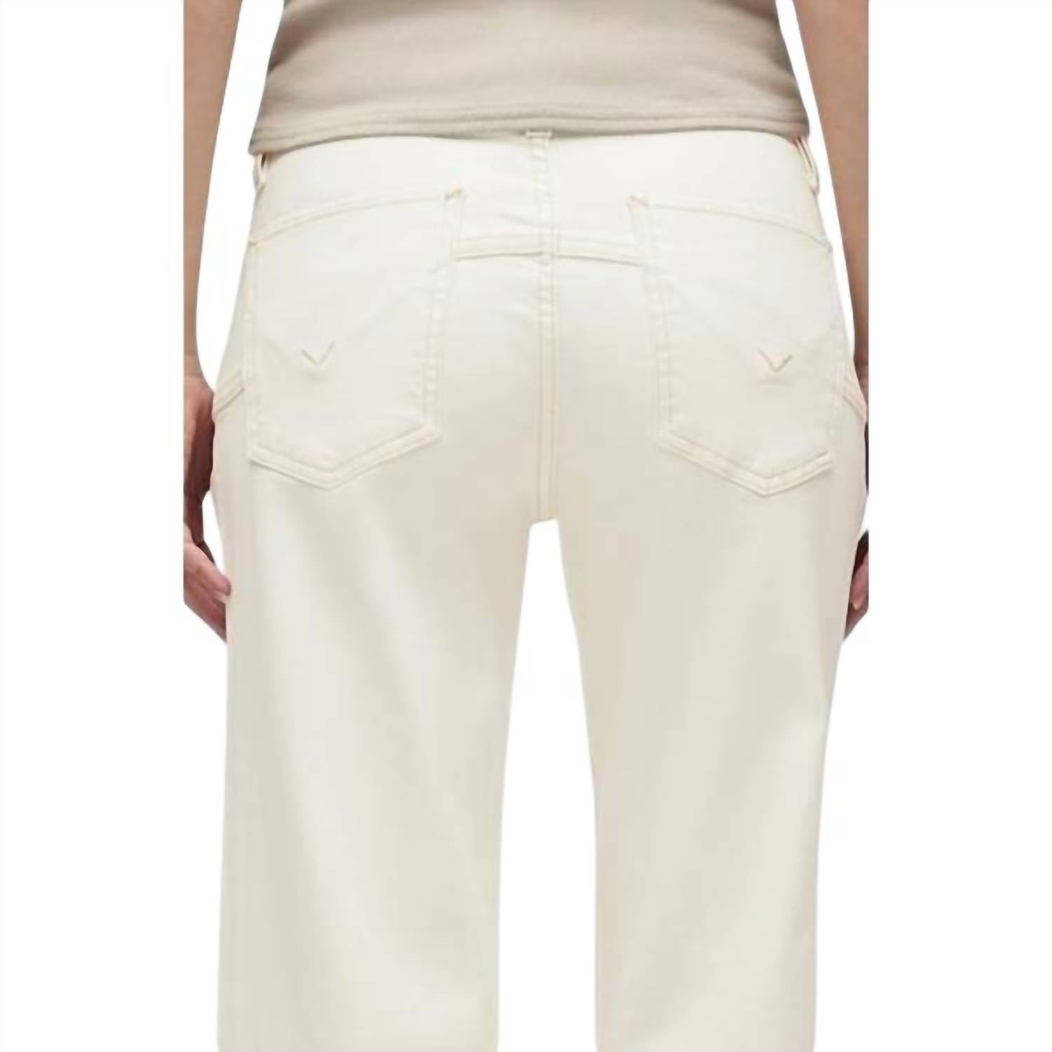 Hudson - Rosie High Rise Wide Leg Ankle Jeans
