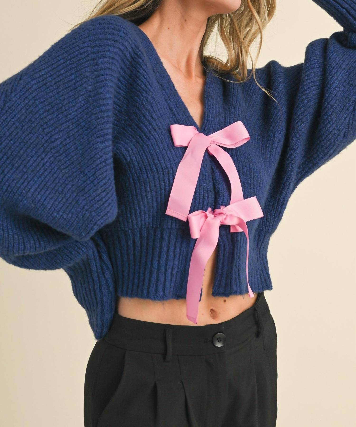 En Merci - Lily Bow Cardigan
