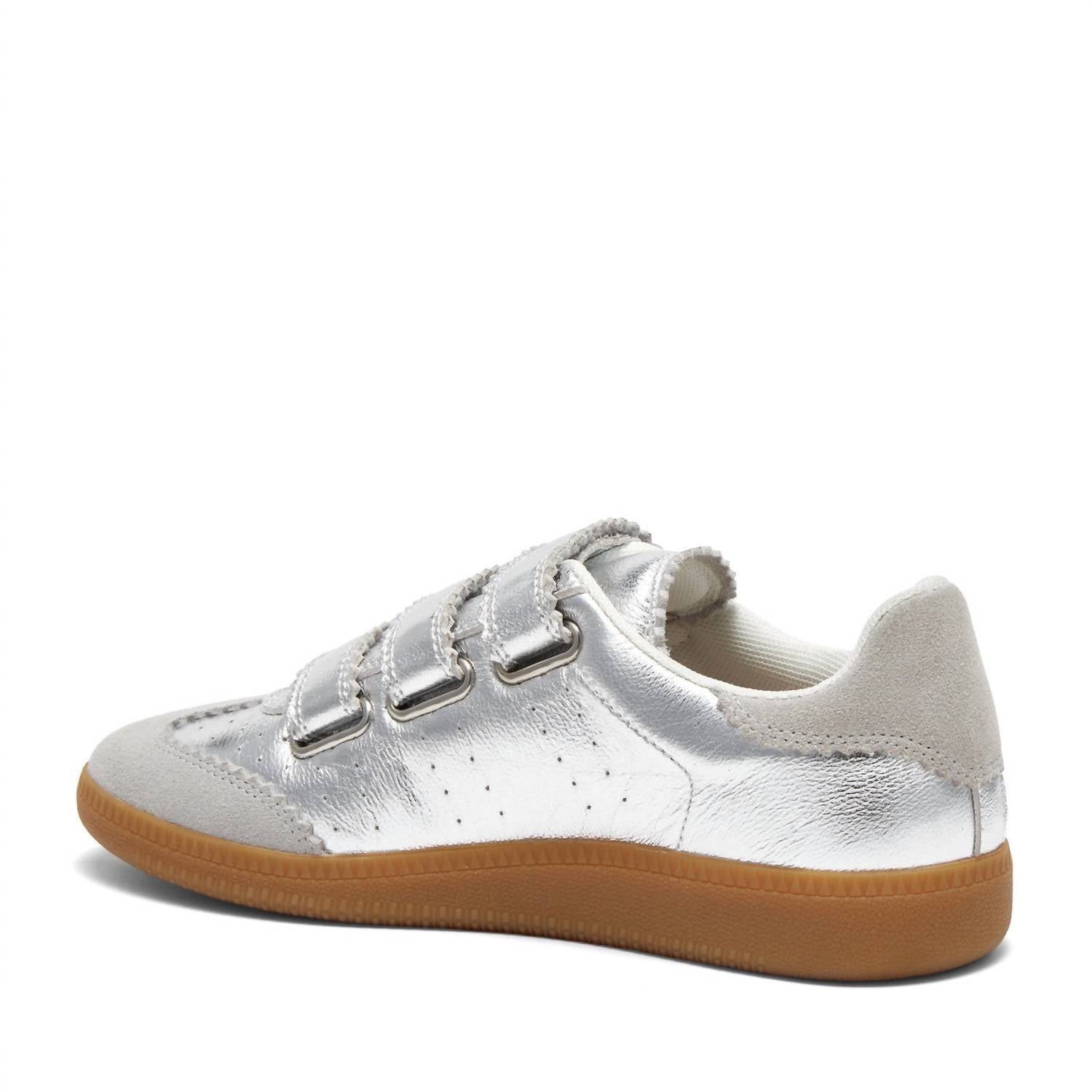 SILENT D Women's Seena Sneaker Shoe in silver - women's sneaker - alternate view