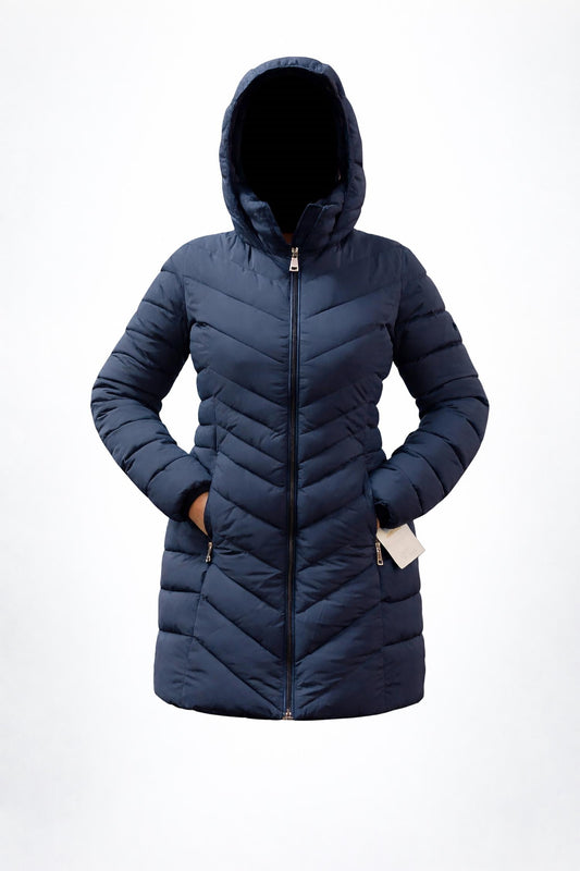Dkny - Women's Quilted Hooded Puffer Coat