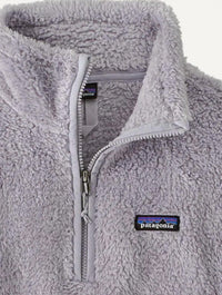 Patagonia Women's Los Gatos Quarter Zip Fleece Sweater in permafrost purple - women's sweater - alternate view