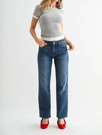 Just Black Denim - Stretchy Straight Jeans