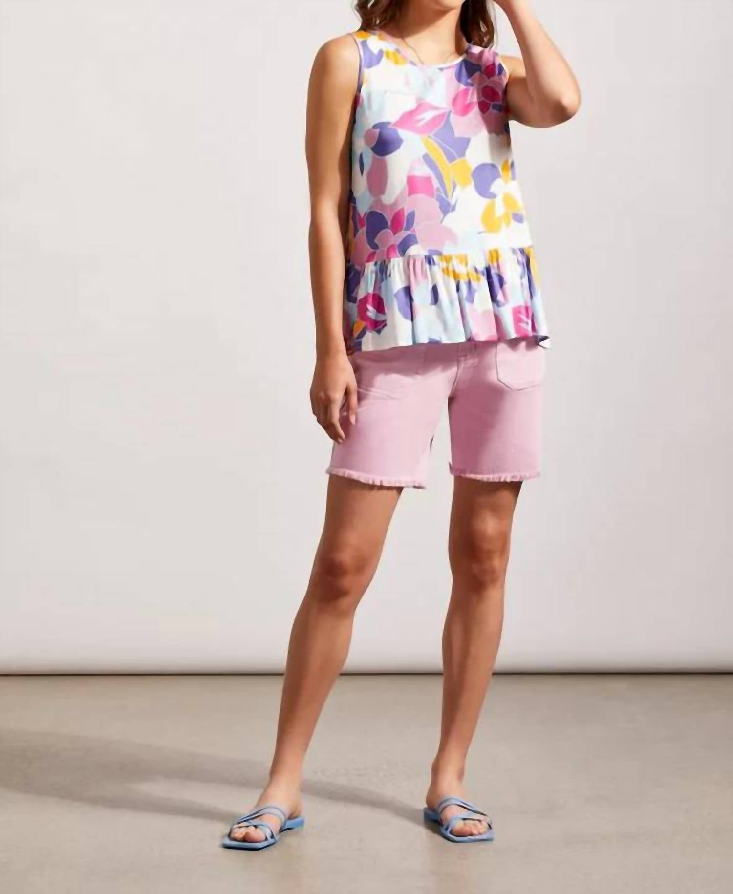 Tribal - Audrey Fit Five Pocket Relaxed Shorts