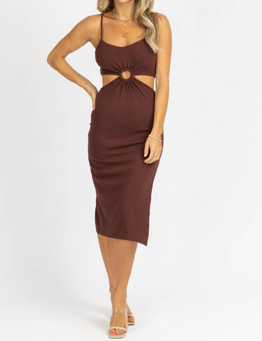 O-RING LENNON MIDI DRESS