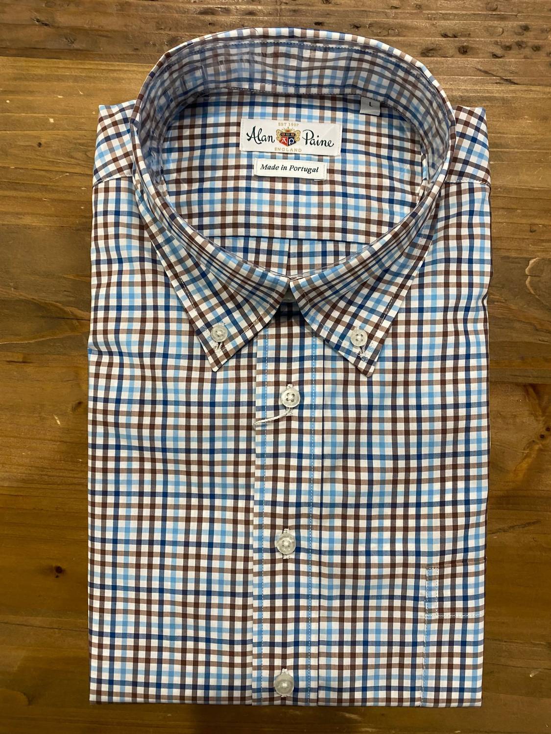 Alan Paine - Men's Long Sleeve Checked Shirt