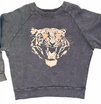 Tiny Whales - Girl's Star Struck Boxy Sweatshirt