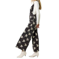 Mystree - Embroidered Corduroy Jumpsuit