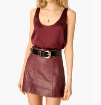 Cami Nyc - Cillian Genuine Leather Mini Skirt