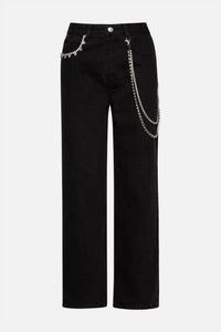 STEVE MADDEN Swift Wide-leg Jean in black - women's jeans - view 4