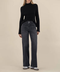 KUT FROM THE KLOTH Hera Turtleneck Sweater in black - women's sweater