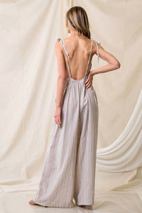 Saints & Hearts - Fay Linen Blend Jumpsuit