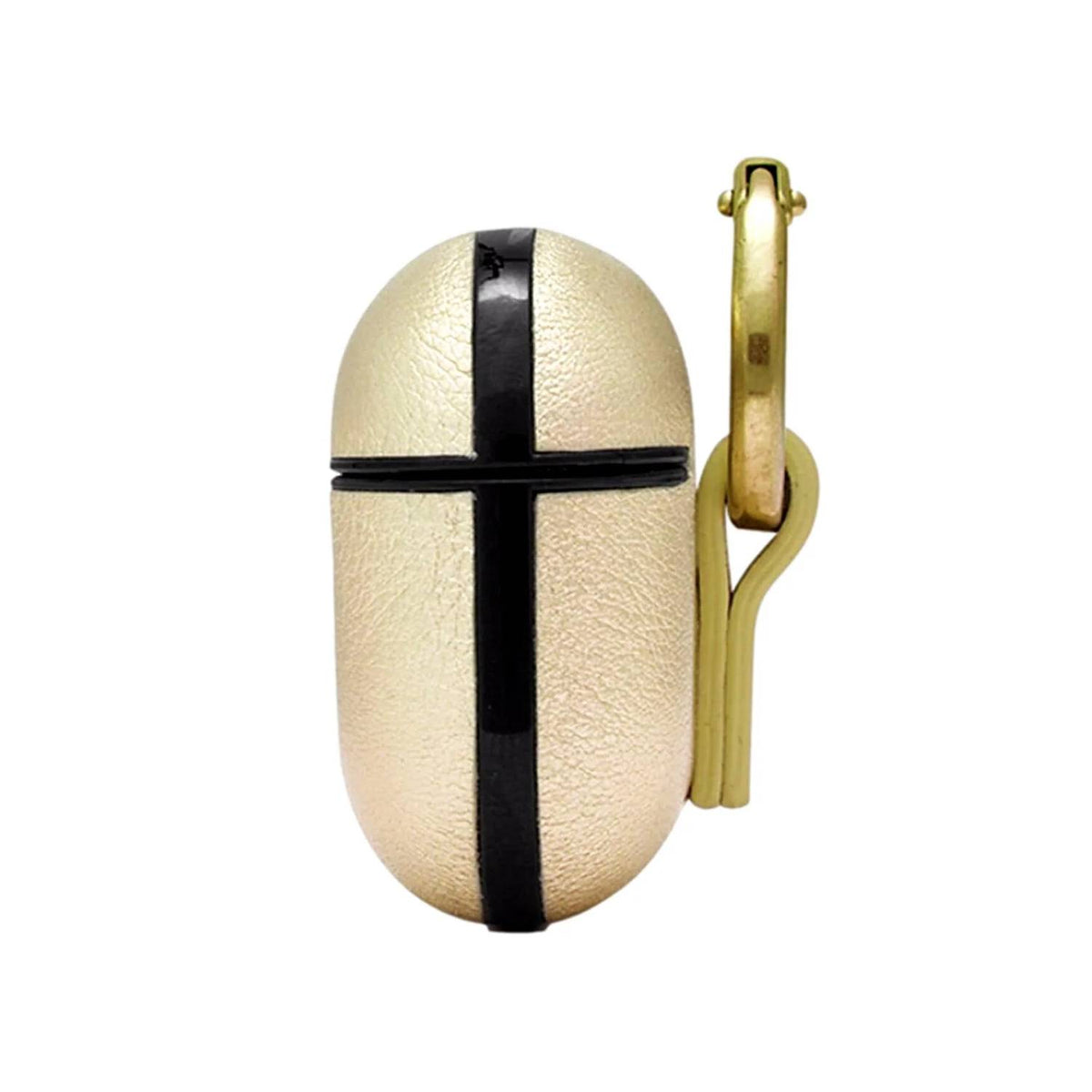 Saint Laurent - Women's Metallic Leather Airpods Pro Case