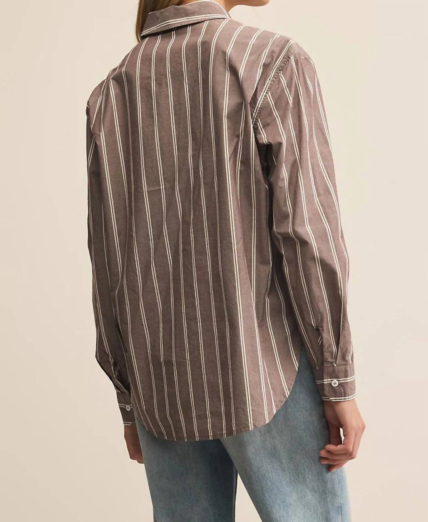 Z Supply - Seaport Striped Poplin Shirt