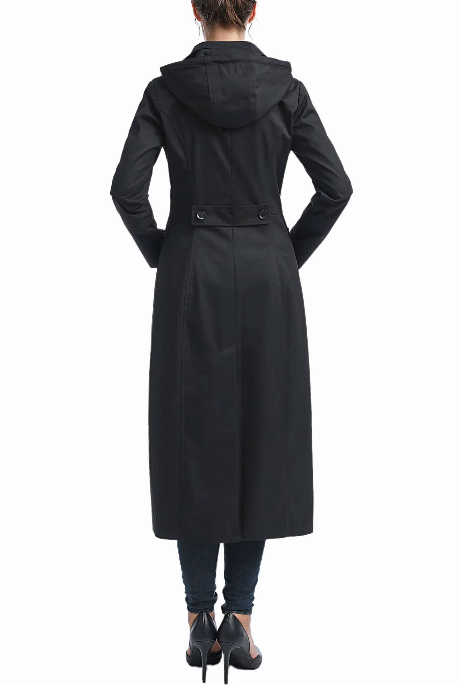 Kimi + Kai - Elana Waterproof Long Trench Coat