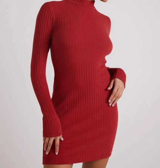 Bella Dahl - Mini Mock Neck Rib Dress
