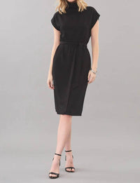 Lola & Sophie - Belted Luxe Ponte Dress