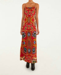Farm Rio - Folk Tapestry Slip Dress