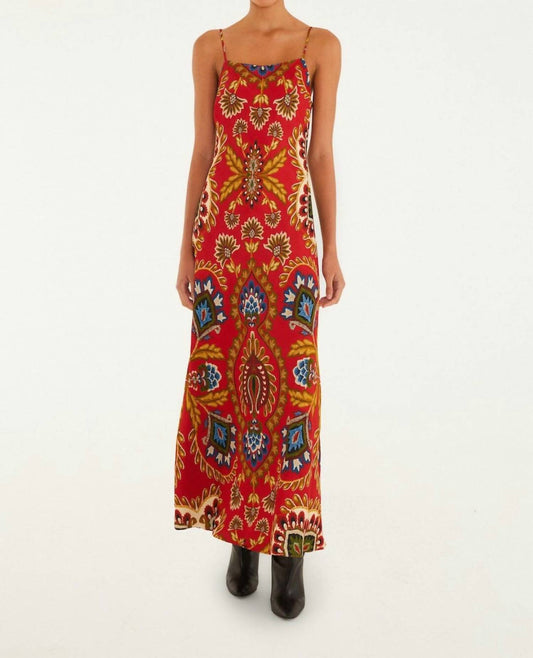 Farm Rio - Folk Tapestry Slip Dress