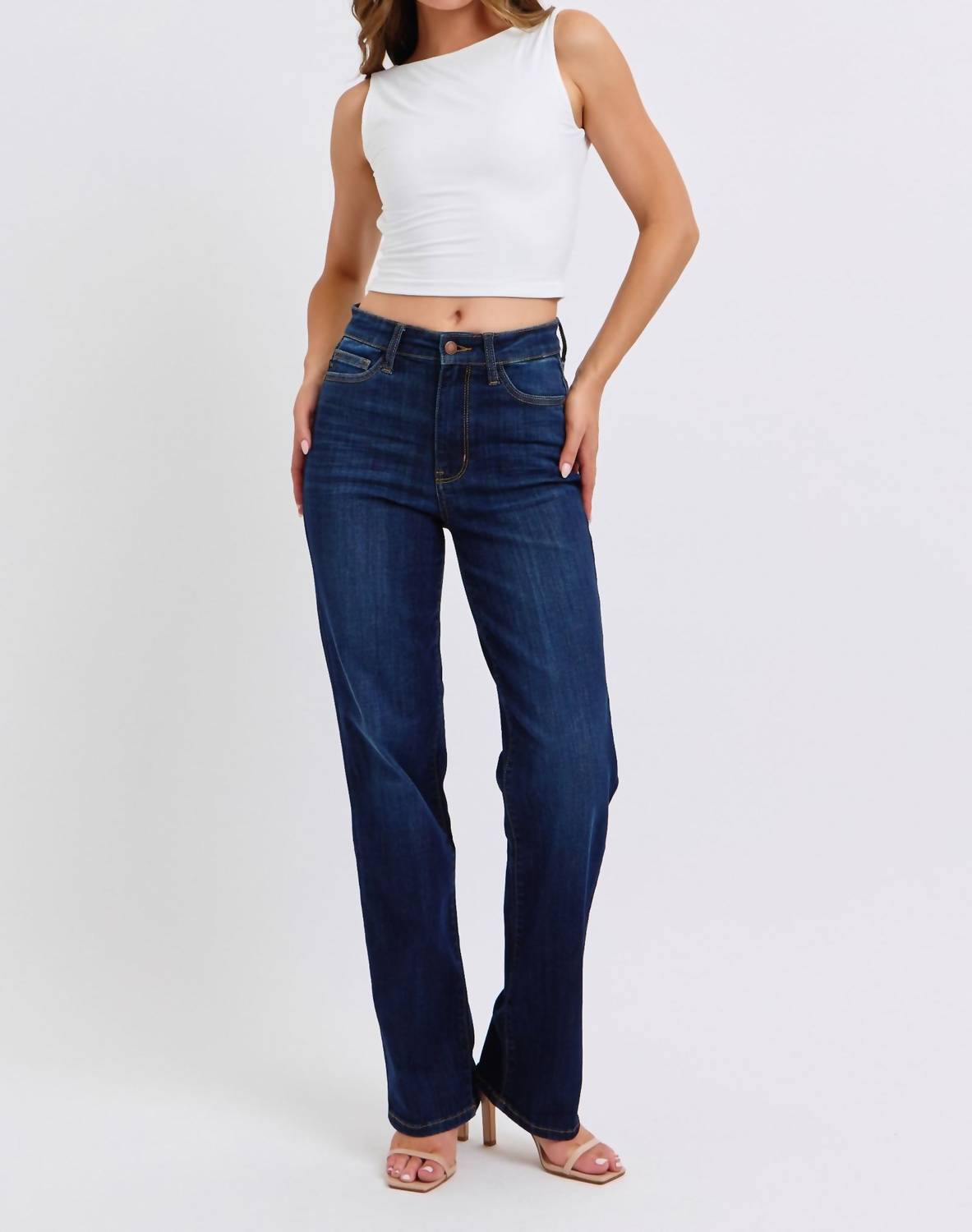 Judy Blue - High Waist Straight Leg Jeans