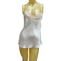 Linea Donatella - Women's Elegant Bride Satin Sleepwear 3-Piece Set