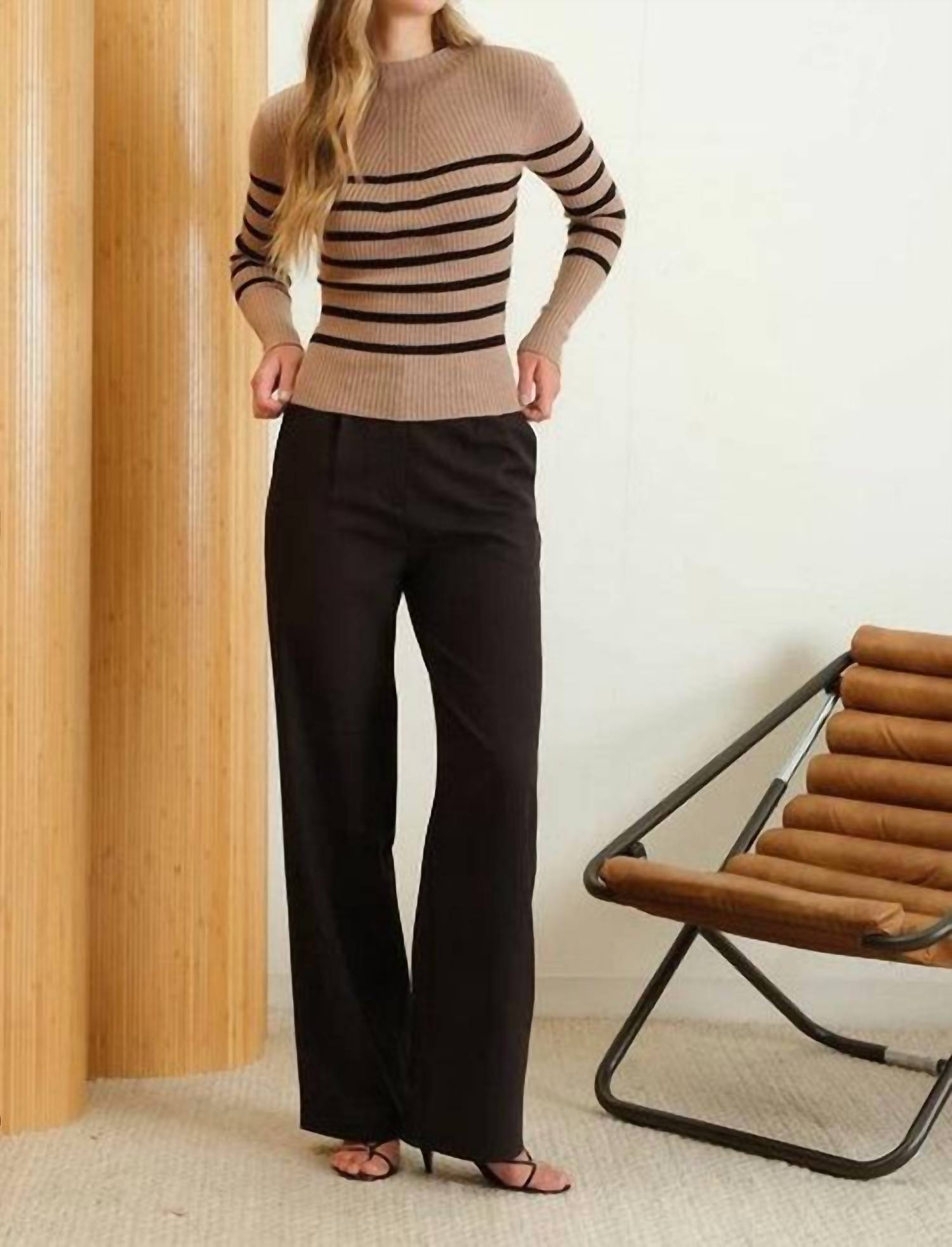 Blu Pepper - Striped Sweater Top
