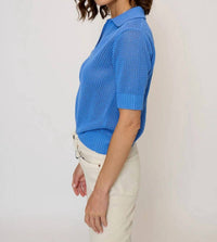 Central Park West - Fitted Textured Polo