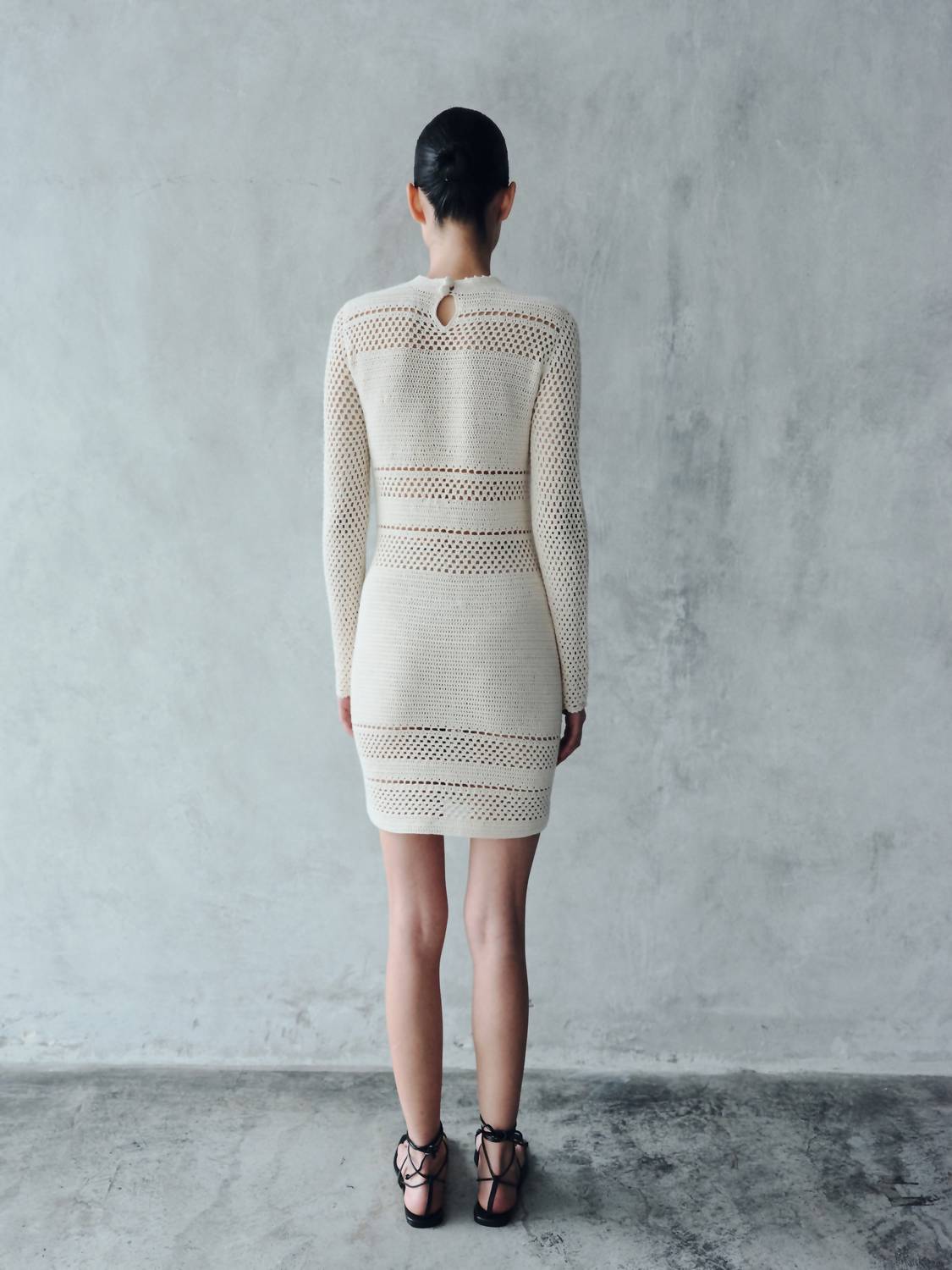 Escvdo - Nauta Crochet Mini Dress