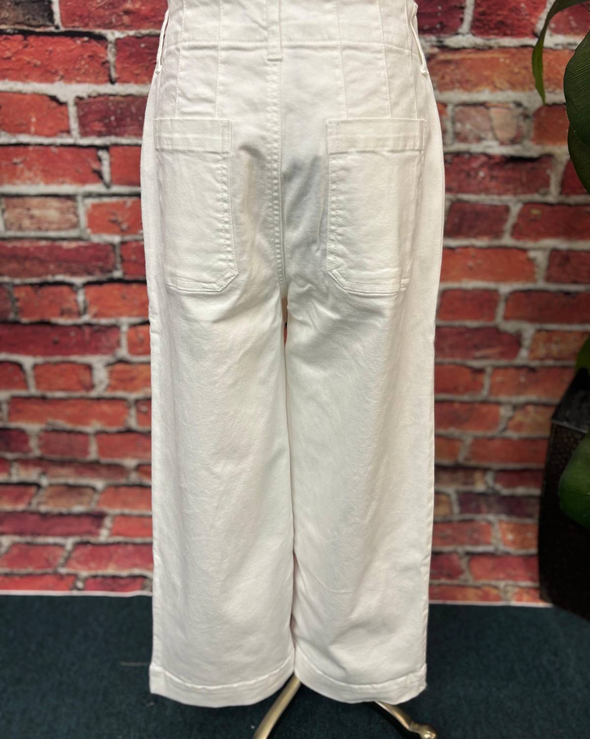 Renuar Harbor Wide-leg Crop Pants in bleached - women's pants - view 7