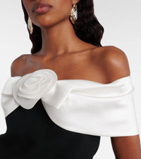 Self-Portrait - Crepe Flower Top