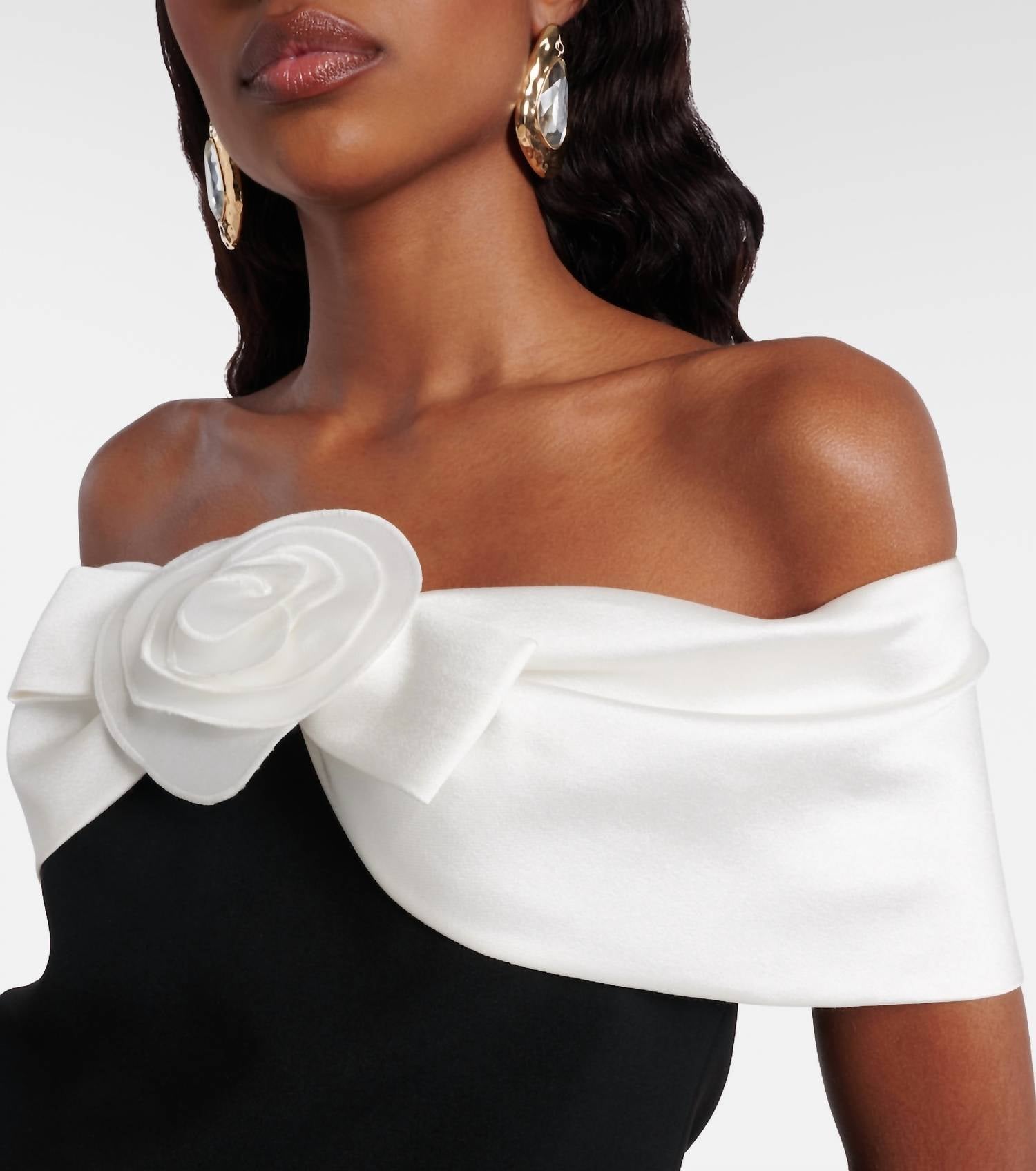 Self-Portrait - Crepe Flower Top