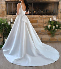 Stella York - Classic Square Neckline Wedding Dress